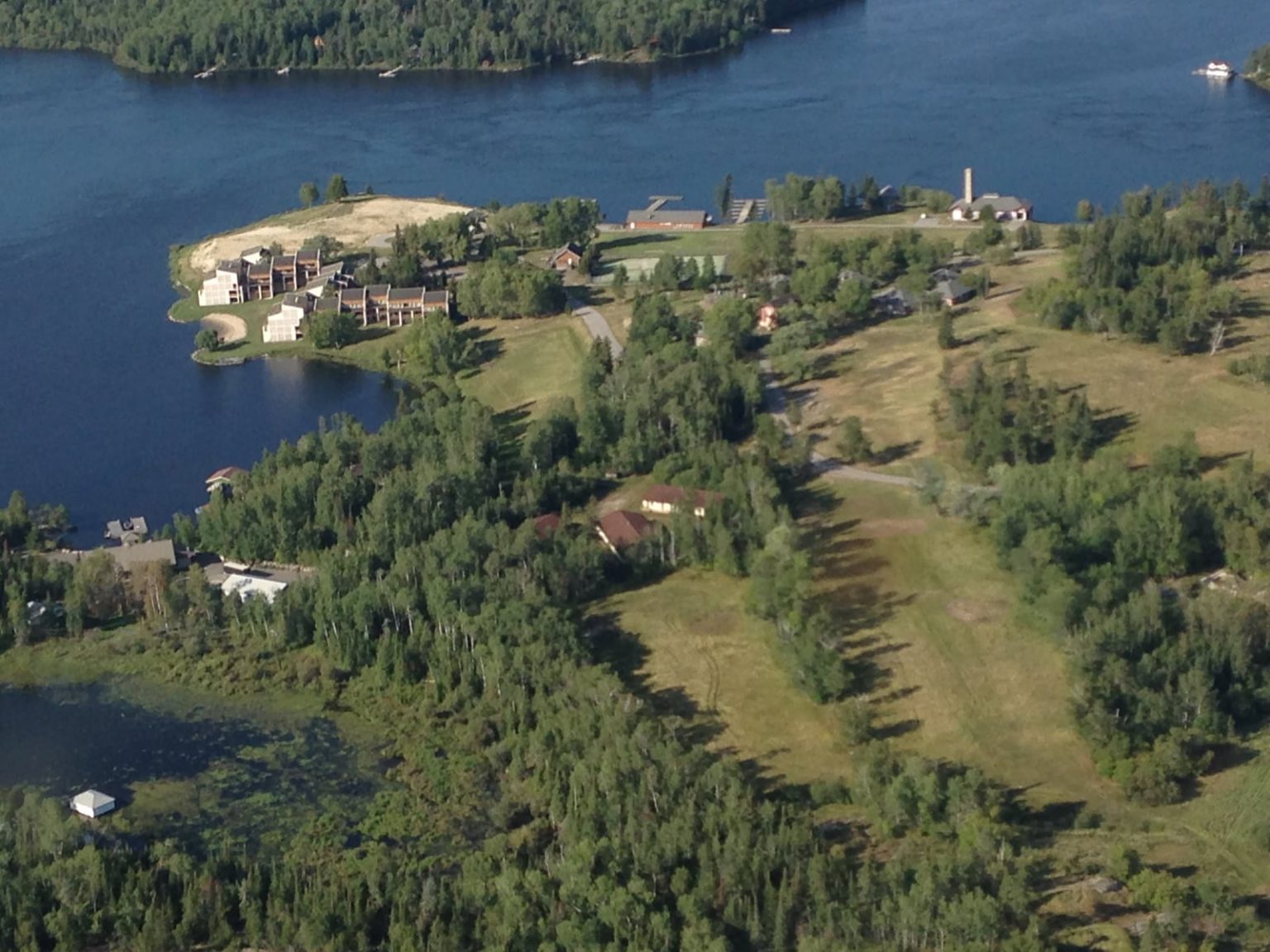 aerialproperty Minaki on the River