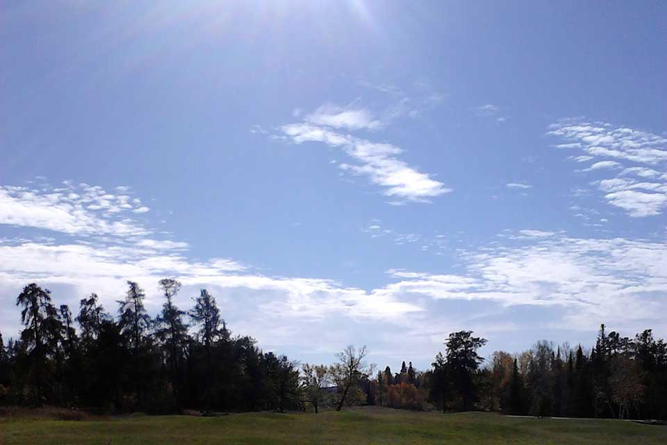 Trails throughout the Minaki on the River site. Minaki on the River